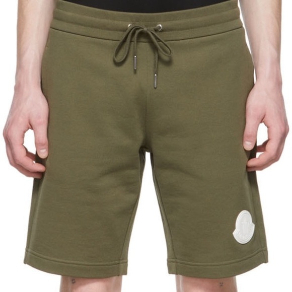 Moncler Dark Green Athletic Shorts - Picture 1 of 11